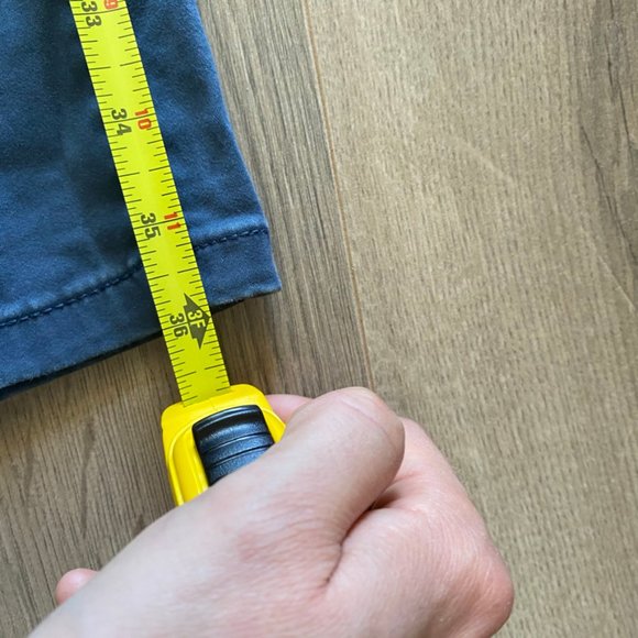 LOFT Washed Blue Cropped Cargo-Style Pants - Picture 8 of 9